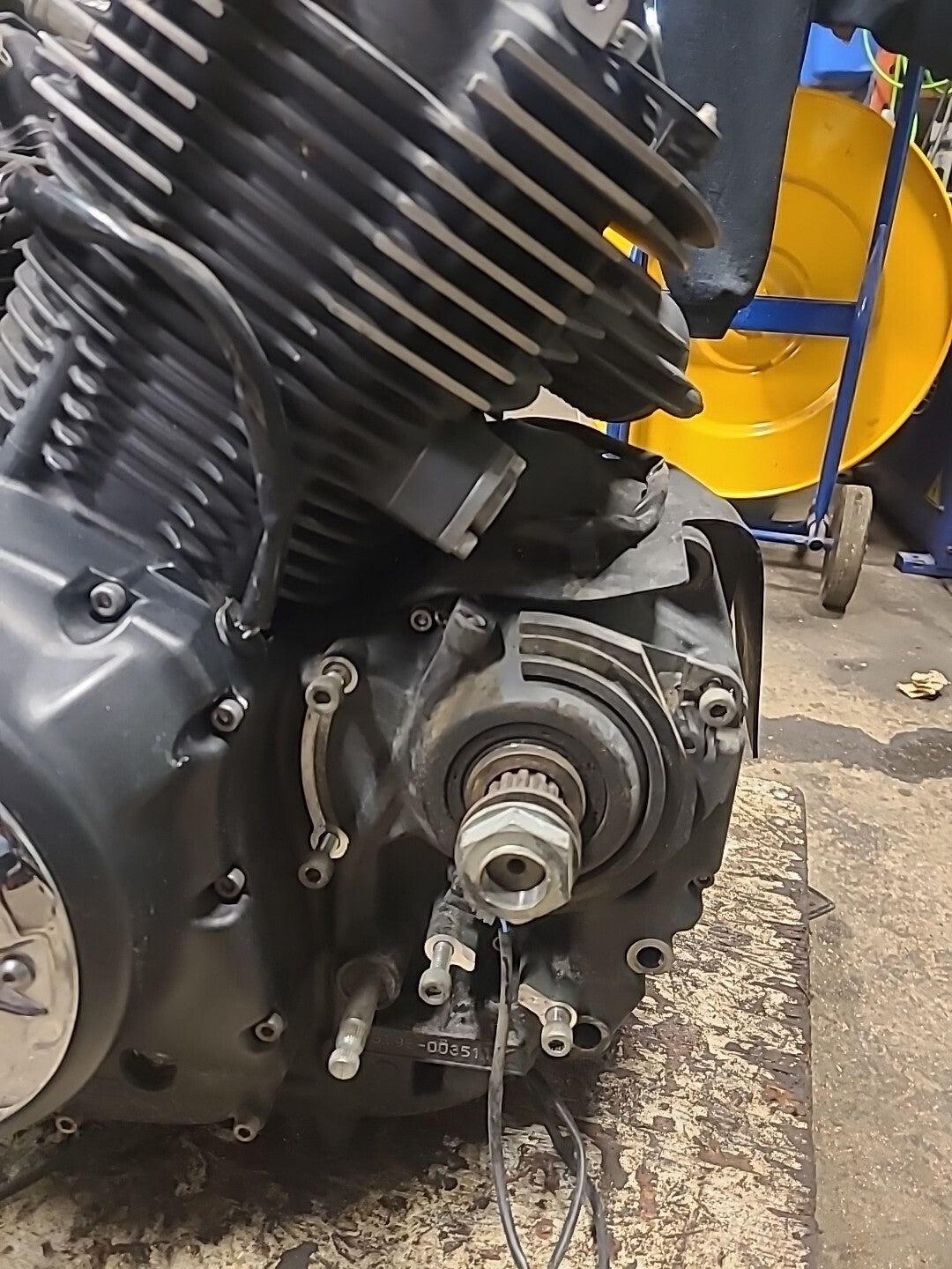 2007 Yamaha V Star 1300 XVS1300A ENGINE MOTOR BB78