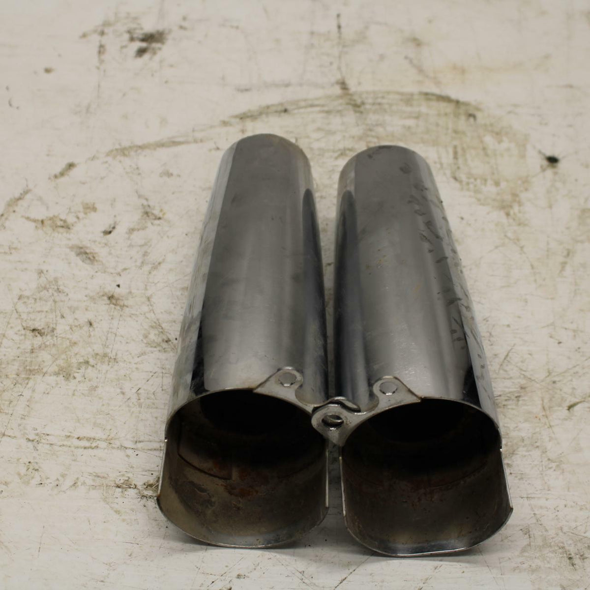 06 HONDA SHADOW 750 VT750C FRONT FORK UPPER COVER TOP GUARD SHIELD COWL BB352 
