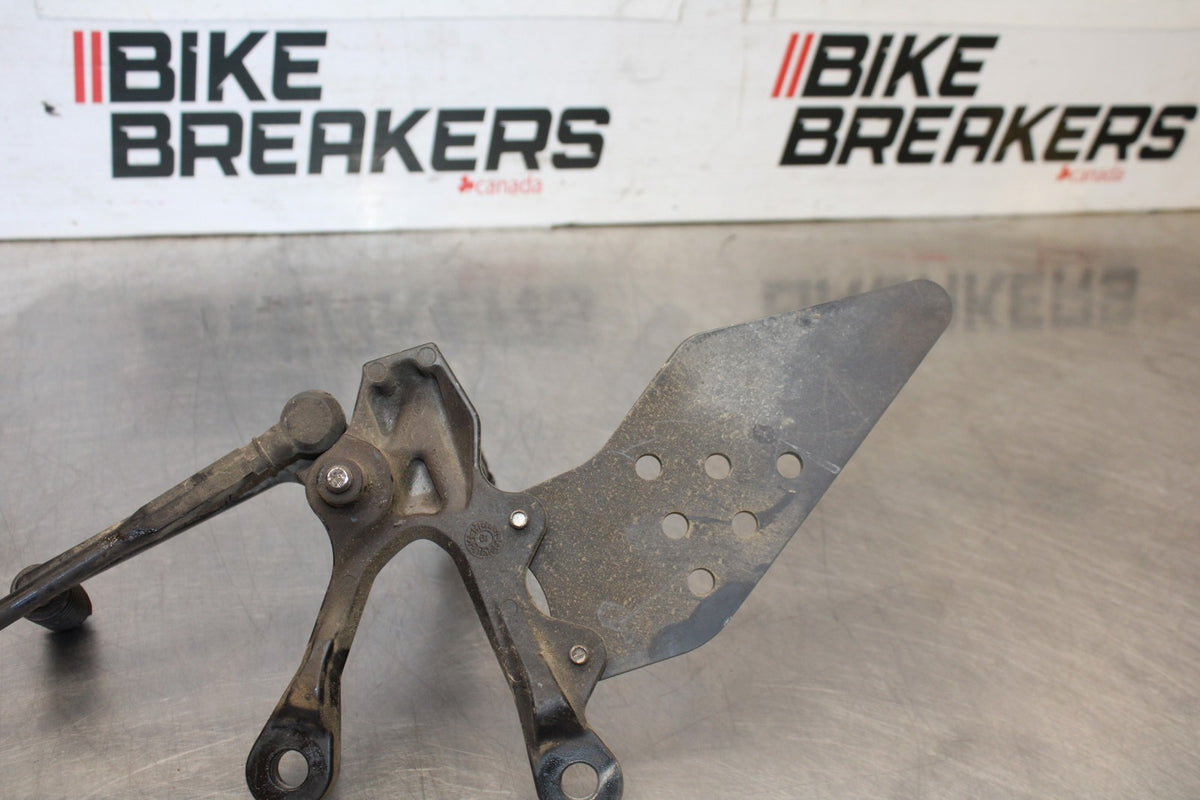 07-08 KAWASAKI NINJA ZX6R LEFT REARSET REAR SET FOOT PEG W SHIFTER BB937