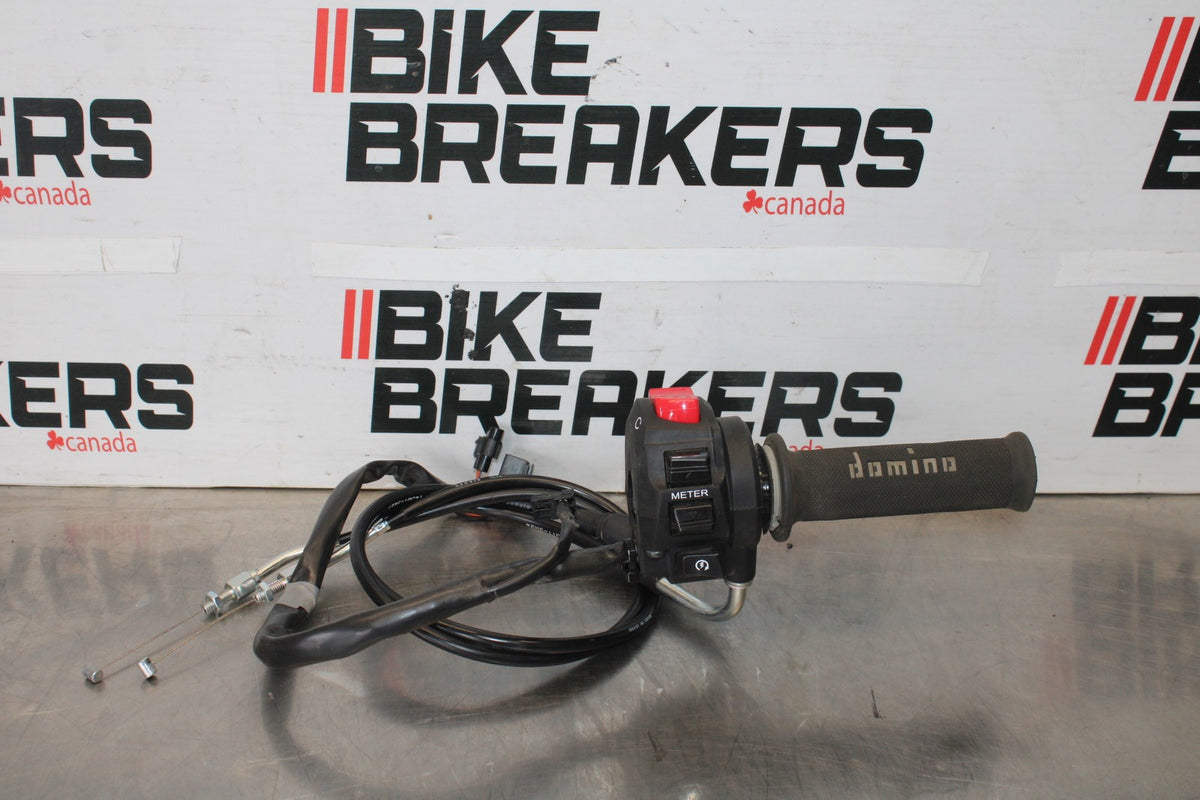 15-26 SUZUKI GSXR600 RIGHT CLIP ON HANDLE KILL OFF START SWITCH SWITCHES BB888
