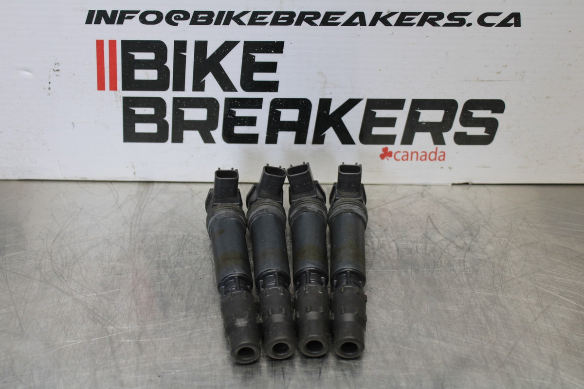 04-05 HONDA CBR1000RR IGNITION COILS COIL SPARK PLUG CAPS BB285