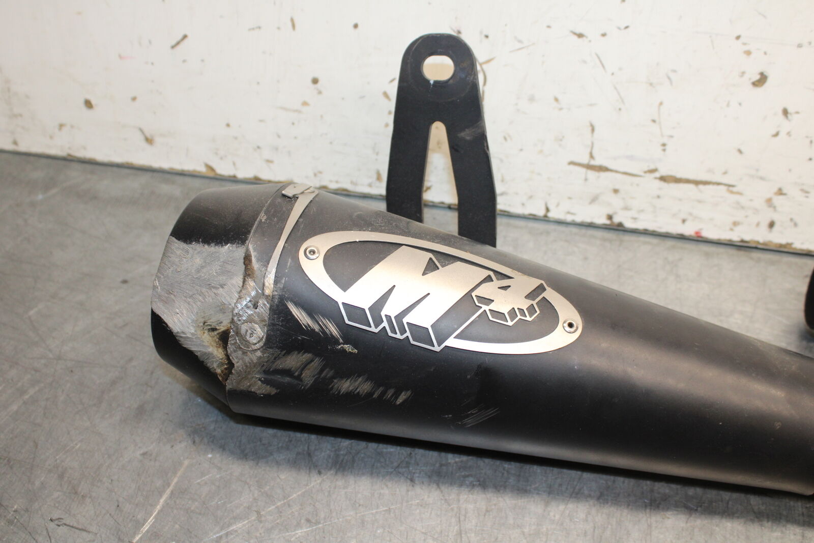 12-13 KAWASAKI Z1000 M4 EXHAUST PIPE MUFFLER SLIP ON CAN SILENCER  BB743