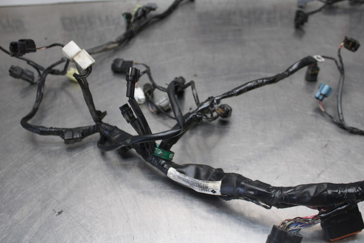 12 KAWASAKI NINJA 650 EX650E MAIN ENGINE WIRING HARNESS MOTOR WIRE LOOM BB926