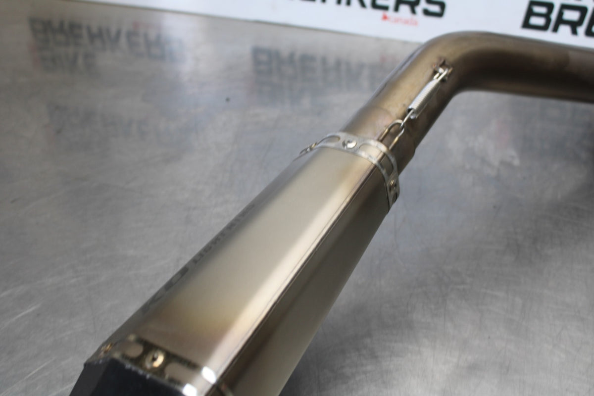 13-18 KAWASAKI NINJA ZX6R AFTERMARKET EXHAUST MUFFLER SLIP ON CAN SILENCER BB908