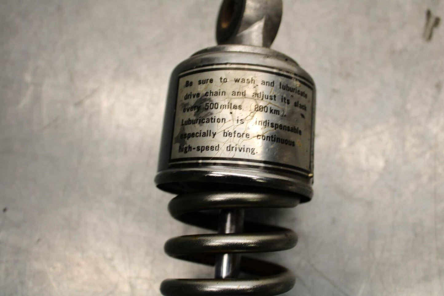 75 SUZUKI GT 550 REAR BACK SHOCK ABSORBER SUSPENSION BB67