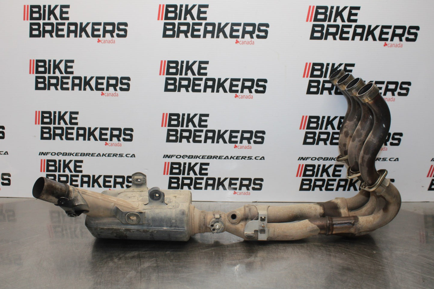 11-22 SUZUKI GSXR 600  EXHAUST HEADER PIPES MANIFOLD BB193