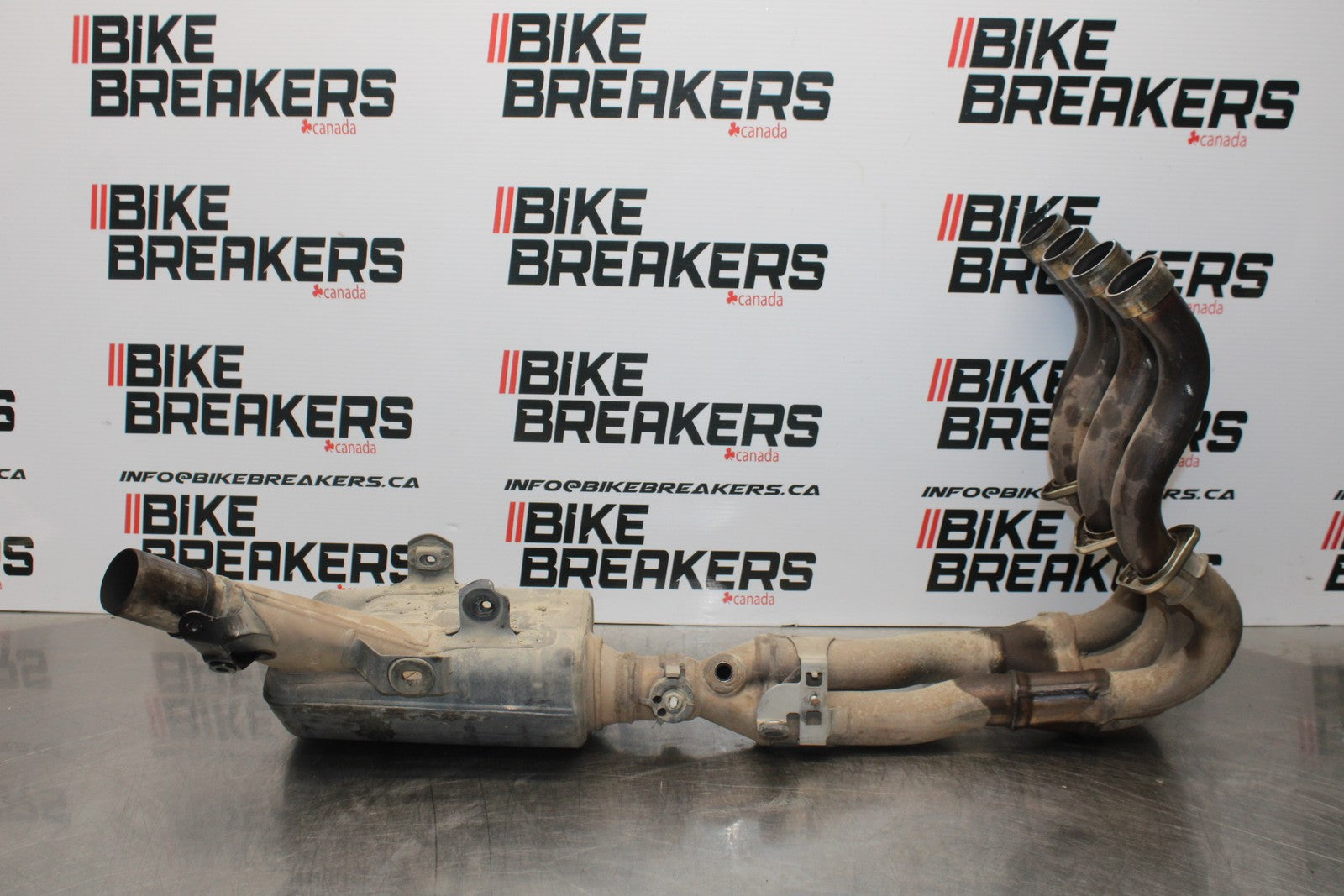 11-22 SUZUKI GSXR 600  EXHAUST HEADER PIPES MANIFOLD BB193