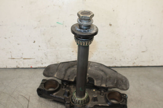 08-18 KAWASAKI KLR650 FRONT FORKS CLAMP LOWER TRIPLE TREE STEM BB707