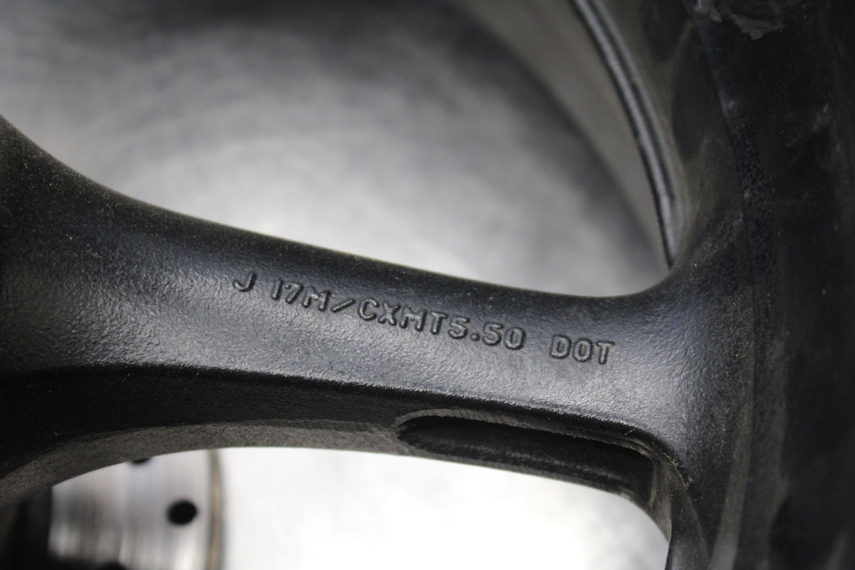03-04 YAMAHA YZF R6 REAR WHEEL BACK RIM & ROTOR BB890
