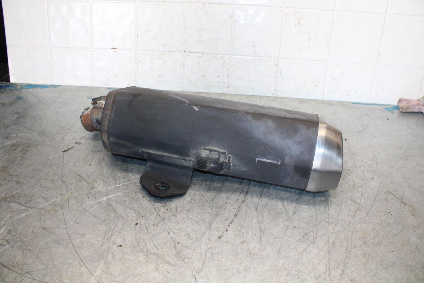 13-17 KAWASAKI NINJA 300 EXHAUST PIPE MUFFLER SLIP ON CAN SILENCER BB429