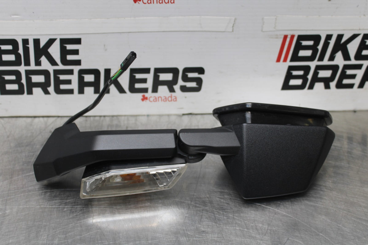 08 KAWASAKI NINJA ZX10R REAR VIEW MIRROR SET PAIR MIRRORS BB902