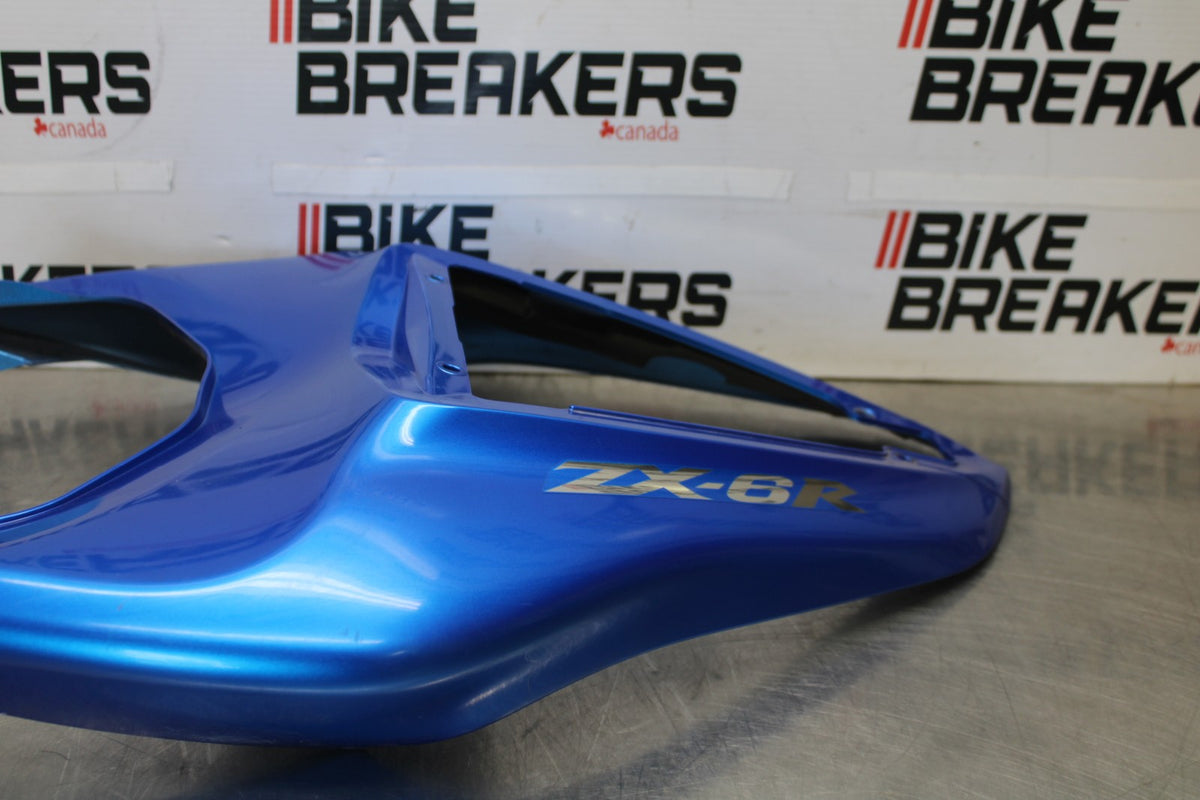 07-08 KAWASAKI NINJA ZX6R REAR BACK TAIL FAIRING COWL SHROUD BB896