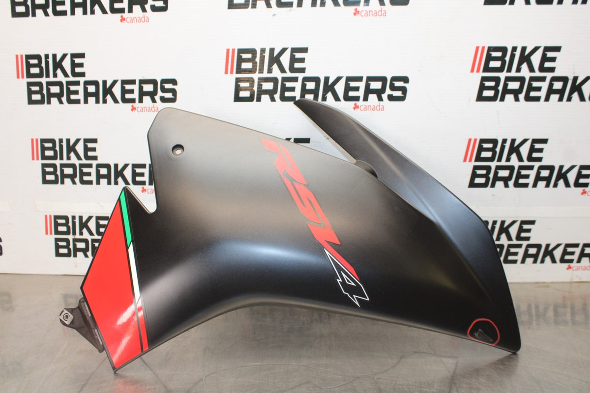 15 APRILIA RSV4 FACTORY APRC ABS RIGHT MID UPPER SIDE FAIRING COWL PLASTIC BB901