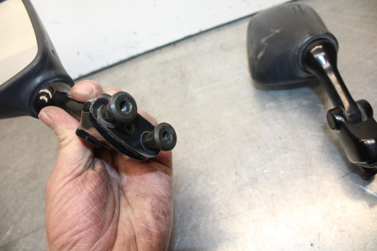 1995 Suzuki RF600R REAR VIEW MIRROR SET PAIR MIRRORS BB615