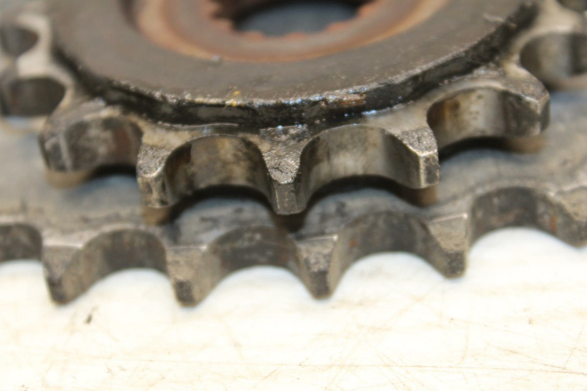 07-16 TRIUMPH STREET TRIPLE REAR BACK FRONT  SPROCKET SET BB356