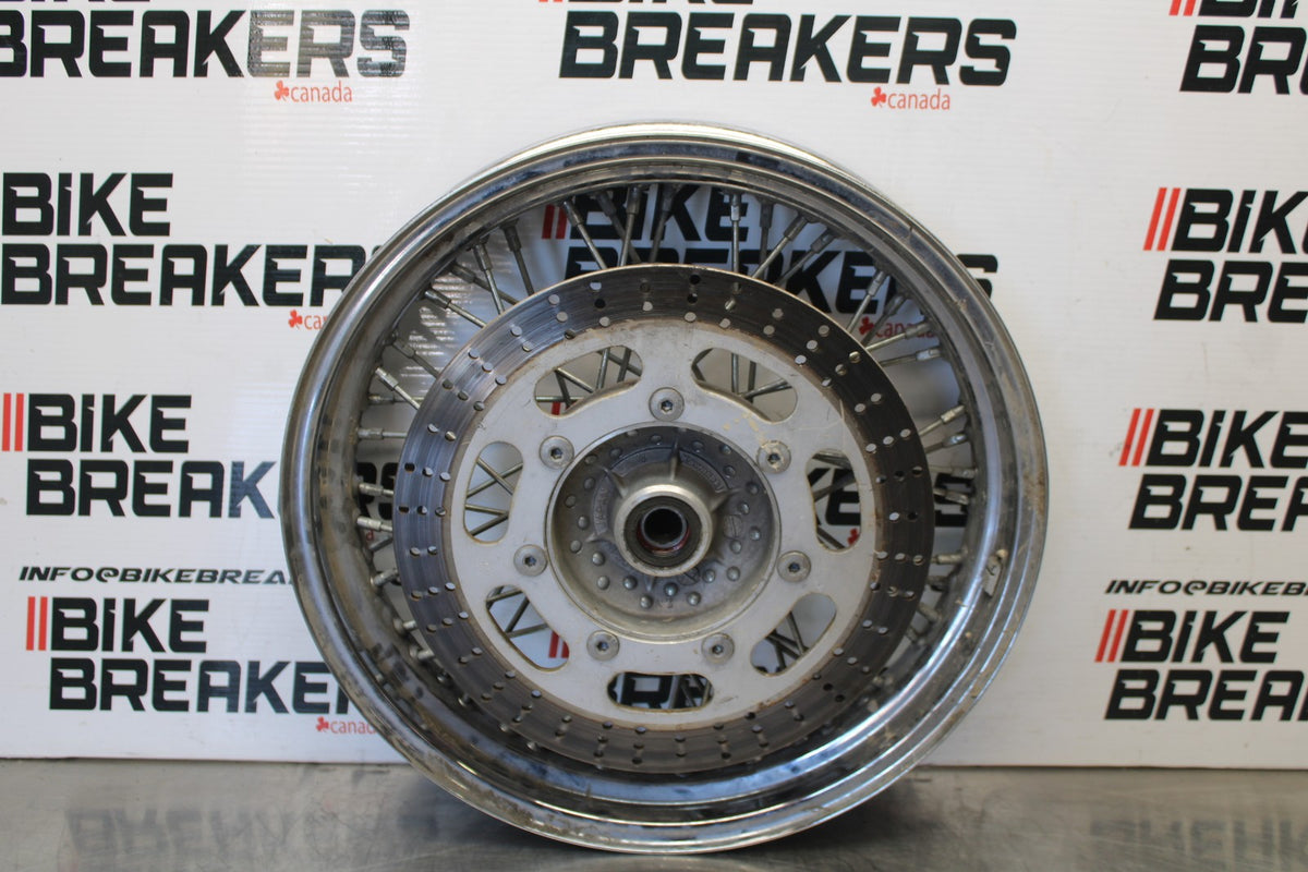02 KAWASAKI VULCAN 800 VN800B CLASSIC FRONT WHEEL FRONT RIM BB862