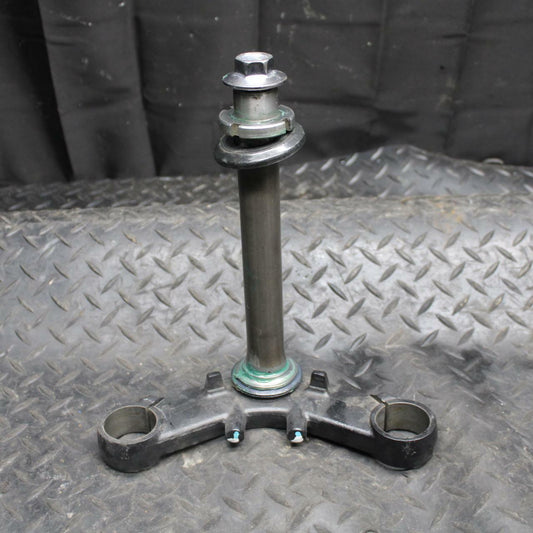 17 KAWASAKI NINJA 300 FRONT FORKS CLAMP LOWER TRIPLE TREE STEM BB215