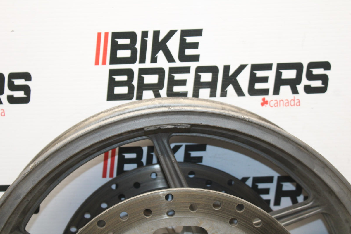 06 KAWASAKI Z750 FRONT WHEEL FRONT RIM & ROTORS BB837