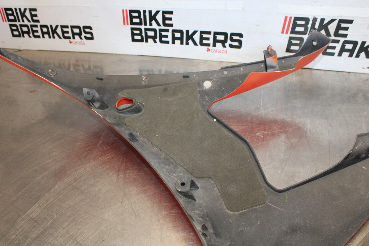 03-04 YAMAHA YZF R6 RIGHT LOWER MID UPPER SIDE FAIRING COWL  BB890