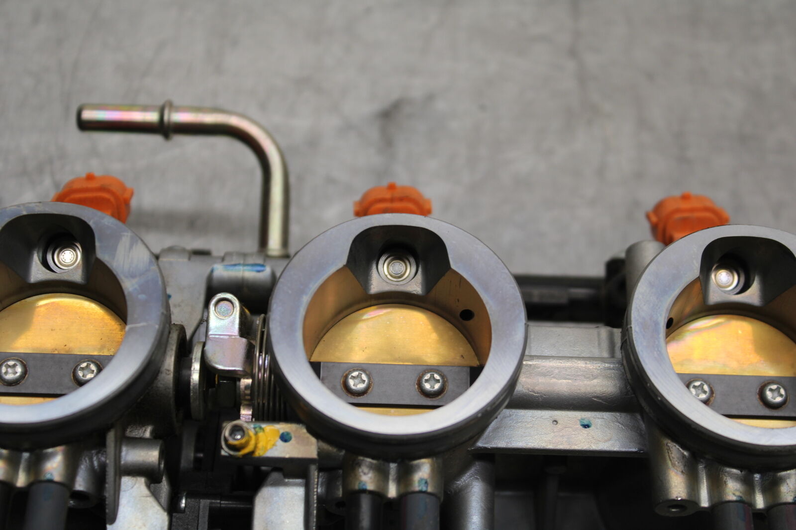 13-17 KAWASAKI NINJA ZX6R ZX636E MAIN FUEL INJECTORS / THROTTLE BODIES BB735