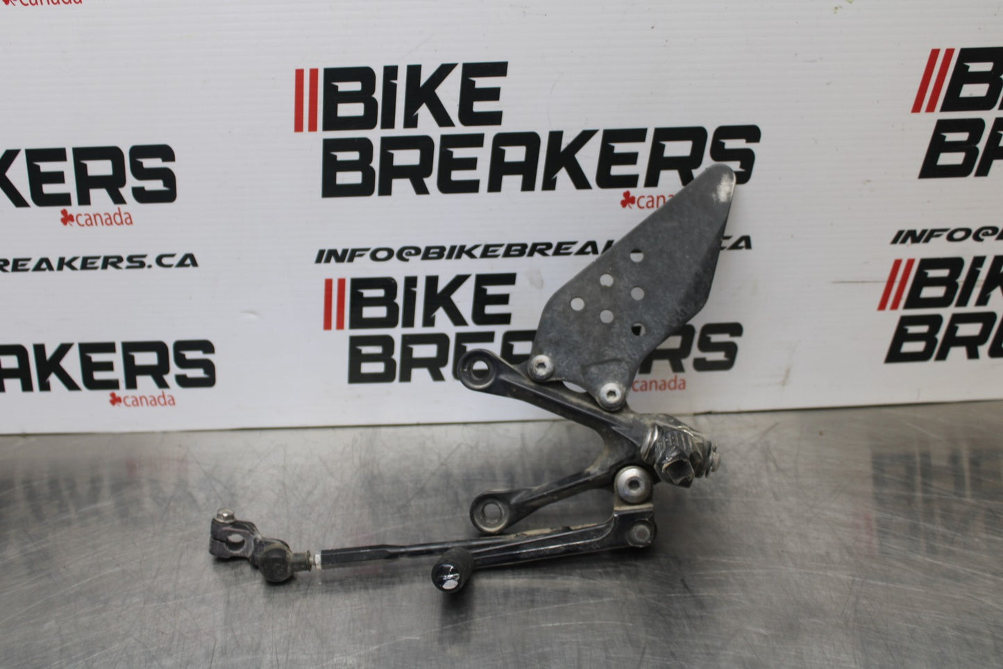 07-08 KAWASAKI NINJA ZX6R LEFT REARSET REAR SET FOOT PEG W SHIFTER BB203