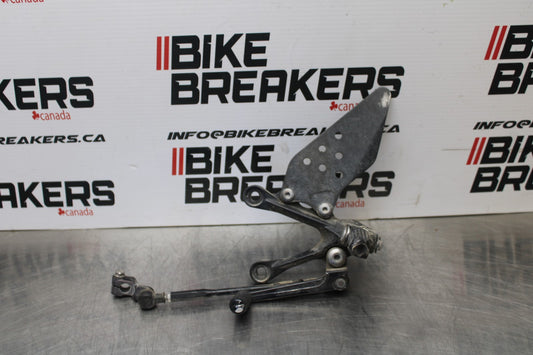 07-08 KAWASAKI NINJA ZX6R LEFT REARSET REAR SET FOOT PEG W SHIFTER BB203