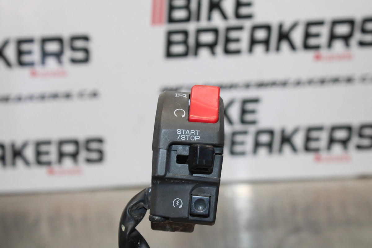 2007 Kawasaki Ninja ZX6R ZX600P RIGHT CLIP ON HANDLE KILL OFF START SWITCH BB175