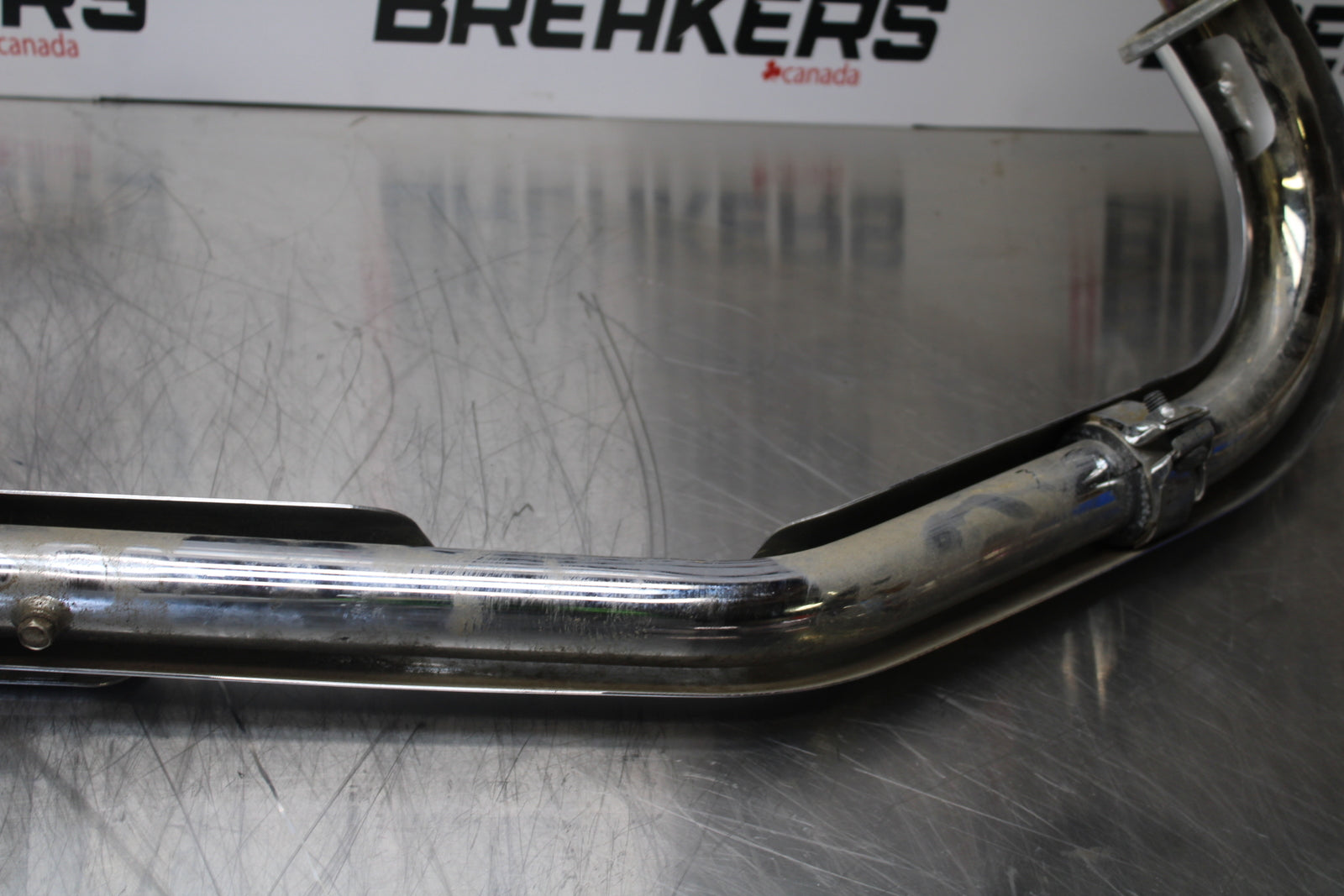 09 YAMAHA ROYAL STAR XVZ1300TF VENTURE LEFT HEADER MUFFLER EXHAUST BB151