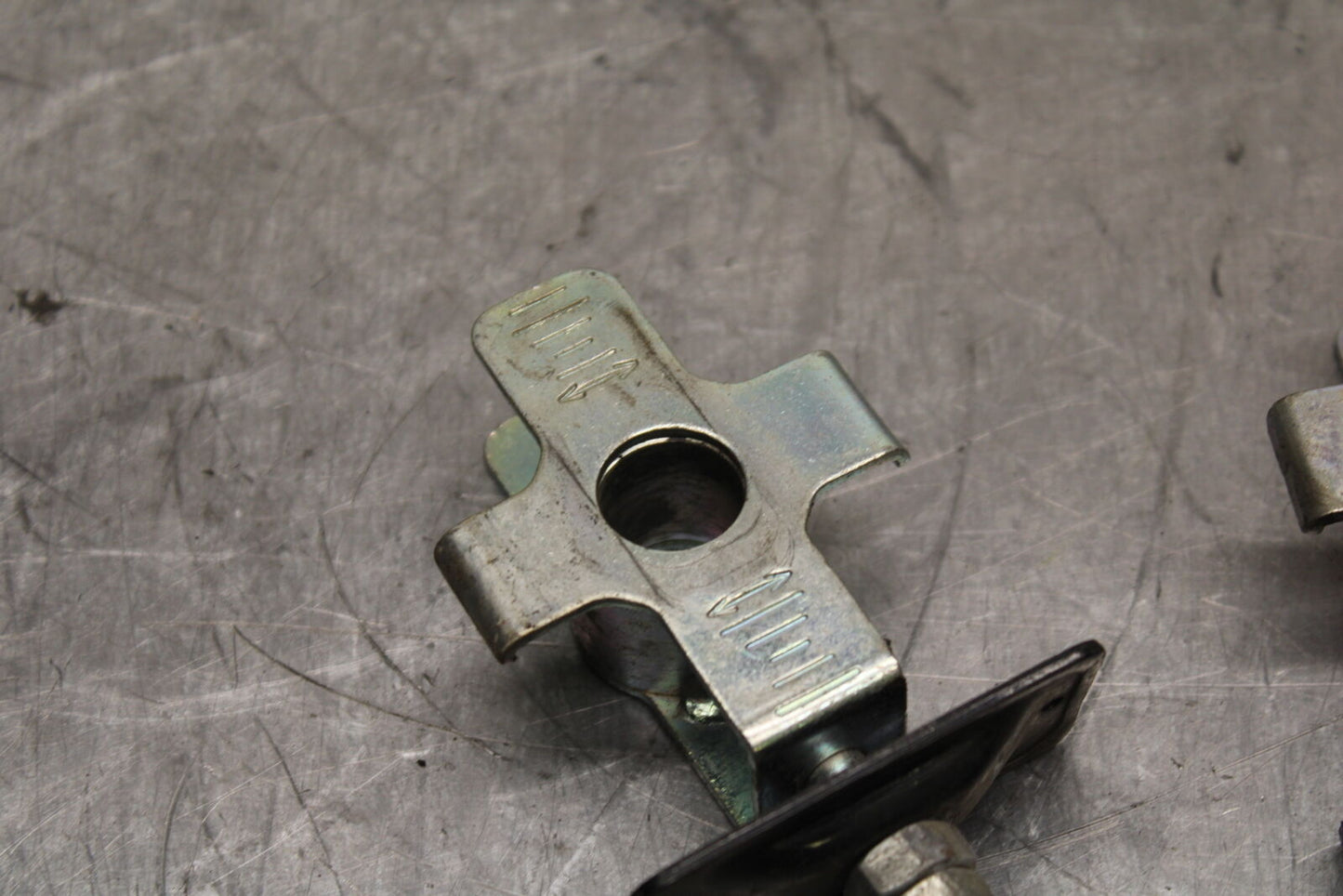 15-16 HONDA CB300F SWINGARM CHAIN TENSIONER ADJUSTMENT BRACKETS  BB740