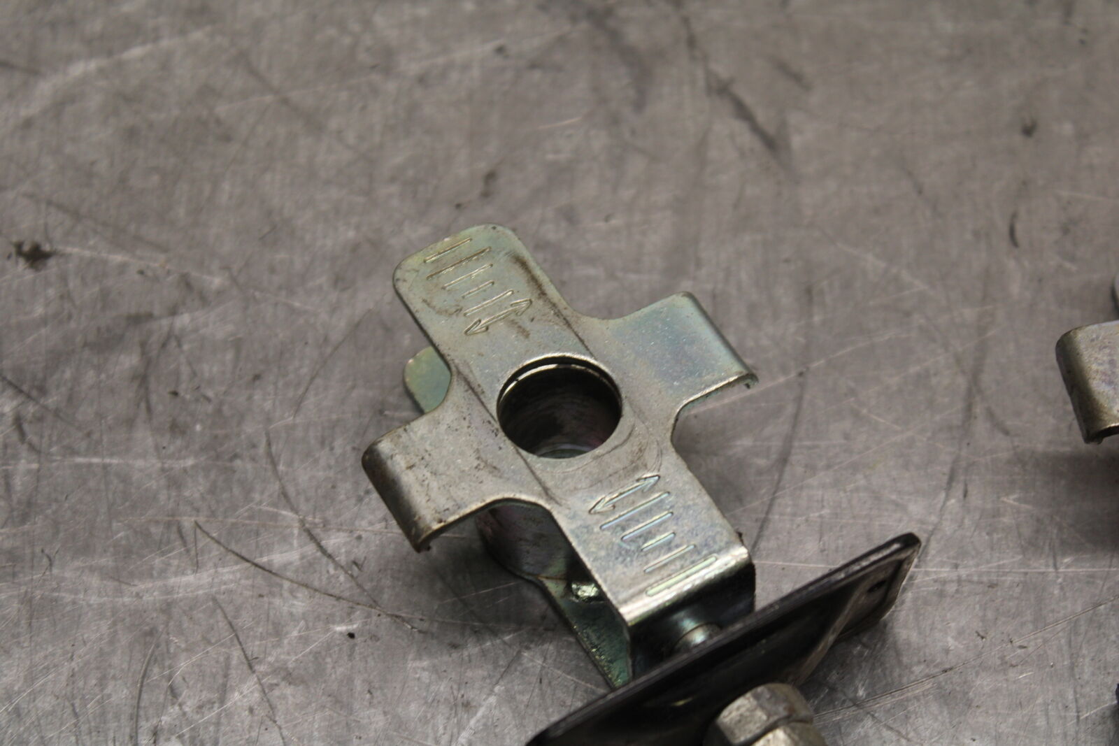 15-16 HONDA CB300F SWINGARM CHAIN TENSIONER ADJUSTMENT BRACKETS  BB740