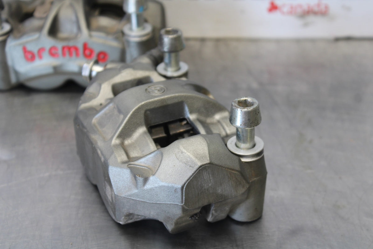 24 APRILIA TUONO V4 1100 FACTORY ABS FRONT BRAKE CALIPER SET PAIR BB887