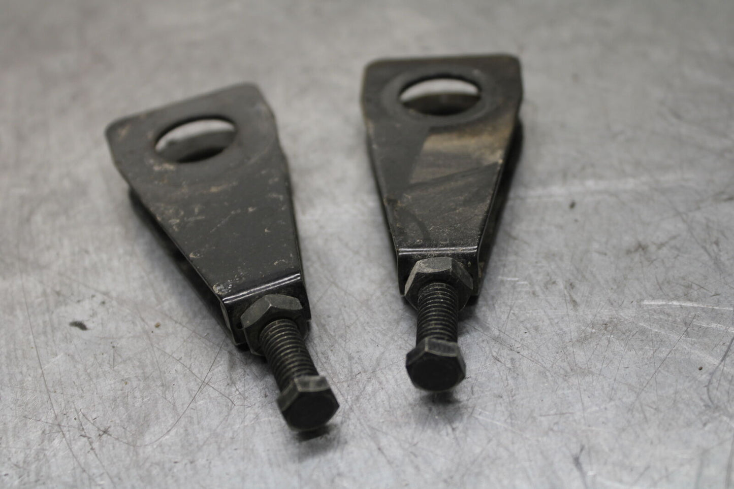17-24 YAMAHA BOLT XVS950 SWINGARM CHAIN TENSIONER ADJUSTMENT BRACKETS  BB729