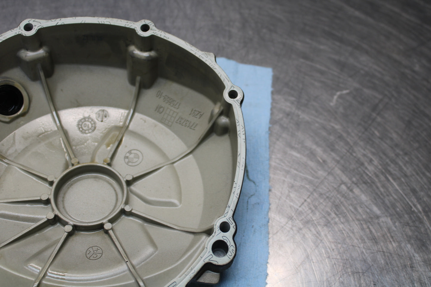10-11 BMW S1000RR CLUTCH SIDE ENGINE MOTOR COVER BB168