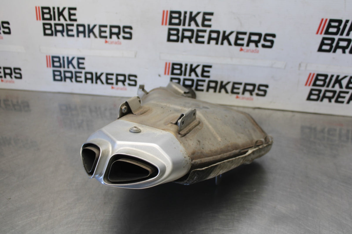 07-08 KAWASAKI NINJA ZX6R EXHAUST PIPE MUFFLER SLIP ON CAN SILENCER BB937