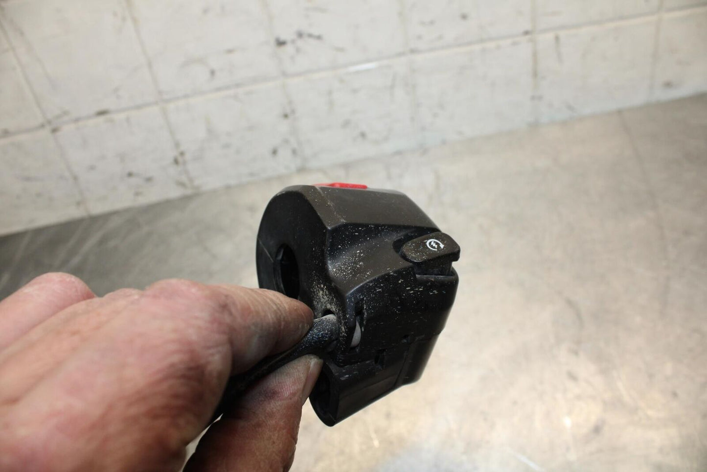 11 KAWASAKI NINJA 650 ER EX 650 RIGHT CLIP ON HANDLE KILL OFF START SWITCH BB503