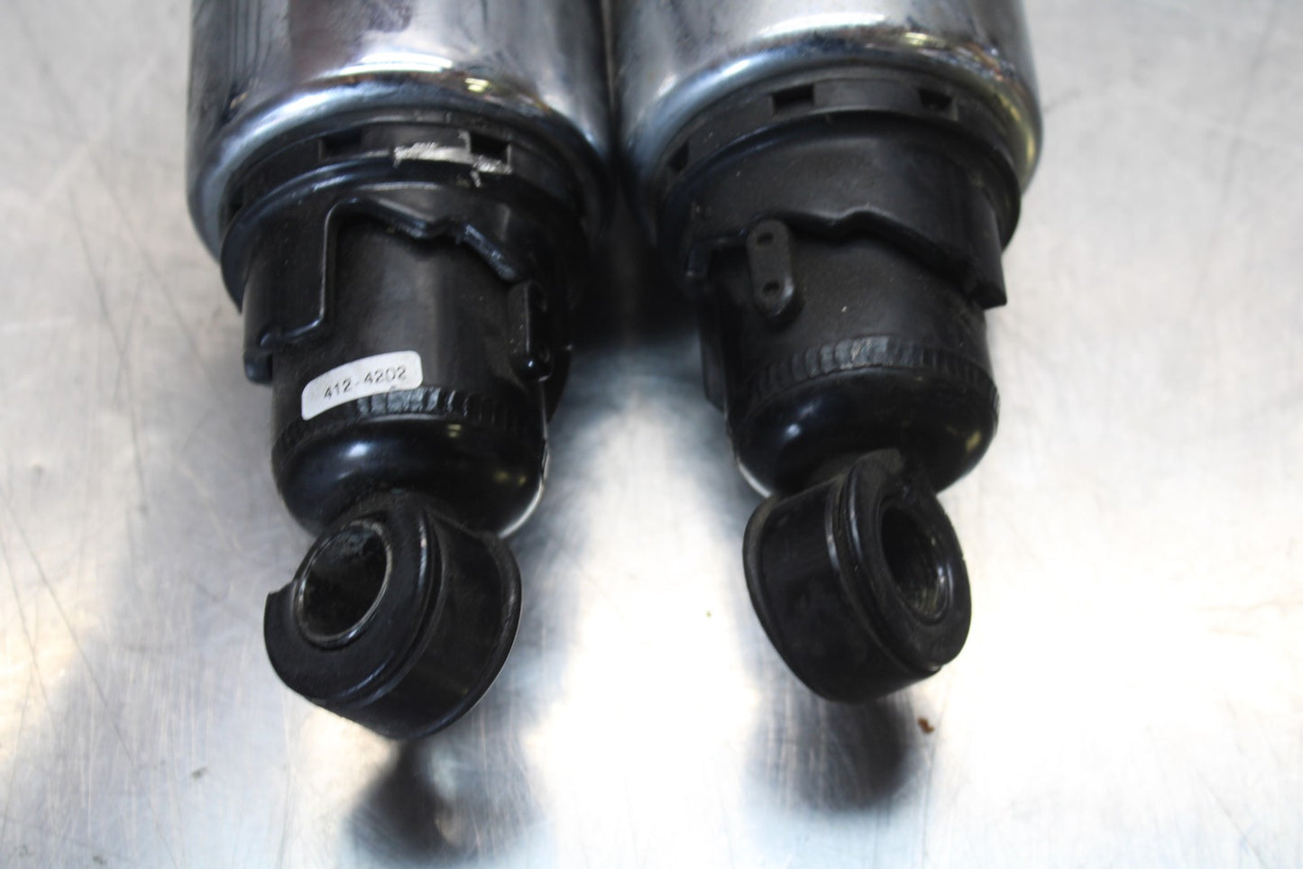 03-08 KAWASAKI VULCAN 1600 12' REAR BACK SHOCK ABSORBER SET PAIR BB196