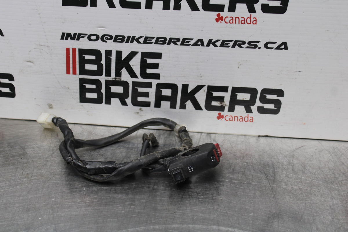 08 HONDA CBR125R RIGHT CLIP ON HANDLE KILL OFF START SWITCH SWITCHES BB804