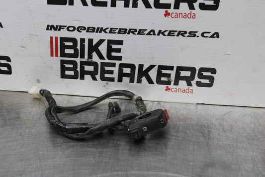 08 HONDA CBR125R RIGHT CLIP ON HANDLE KILL OFF START SWITCH SWITCHES BB804