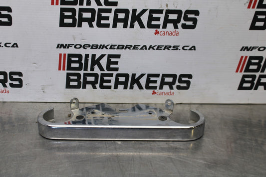 02 KAWASAKI VULCAN 800 VN800B CLASSIC FORKS LOWER TRIPLE TREE CHROME COVER BB862