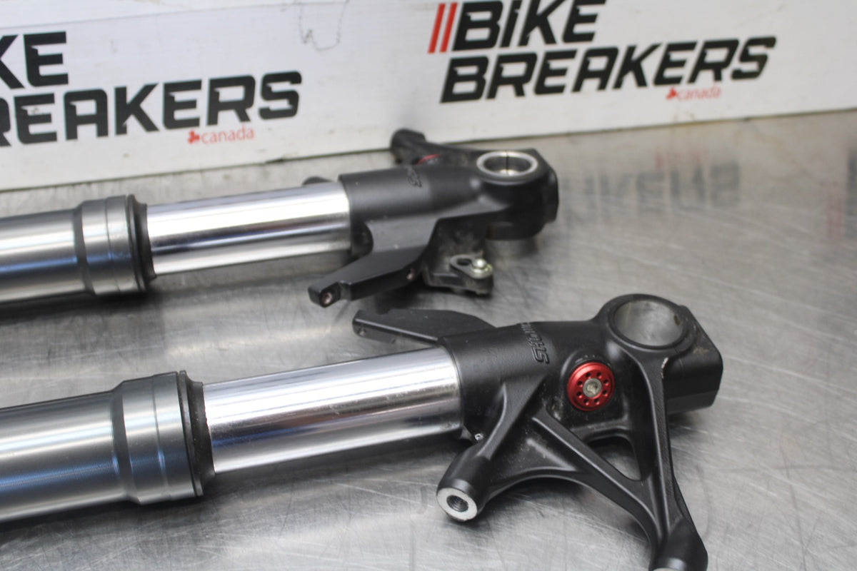16 DUCATI 959 PANIGALE FRONT FORKS SHOCK SUSPENSION SET PAIR BB912