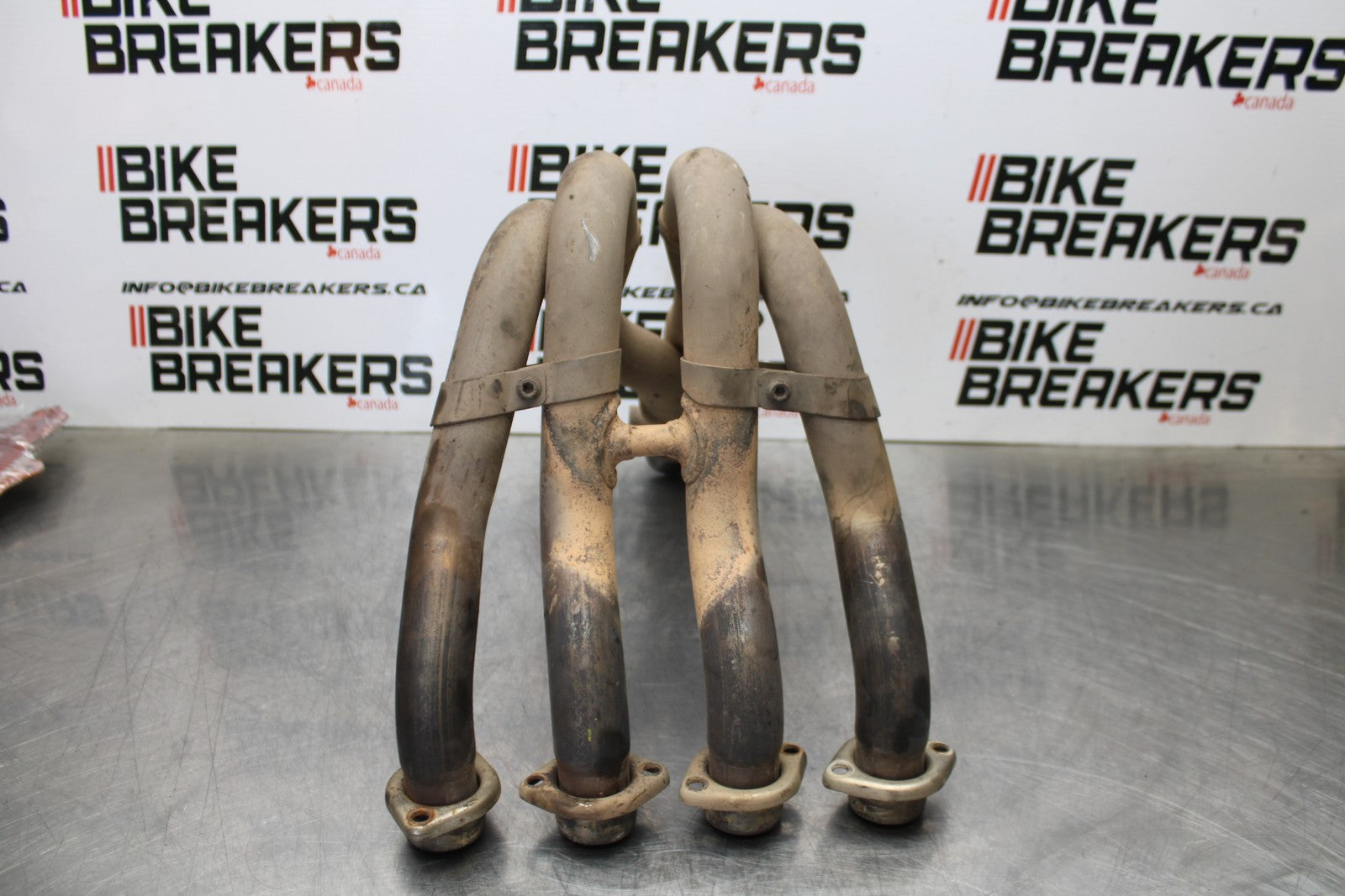 06-07 SUZUKI GSXR 600 EXHAUST HEADER PIPES MANIFOLD BB178