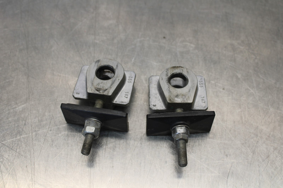 13-17 KAWASAKI NINJA 300 EX300 SWINGARM CHAIN ADJUSTMENT BRACKETS BB189