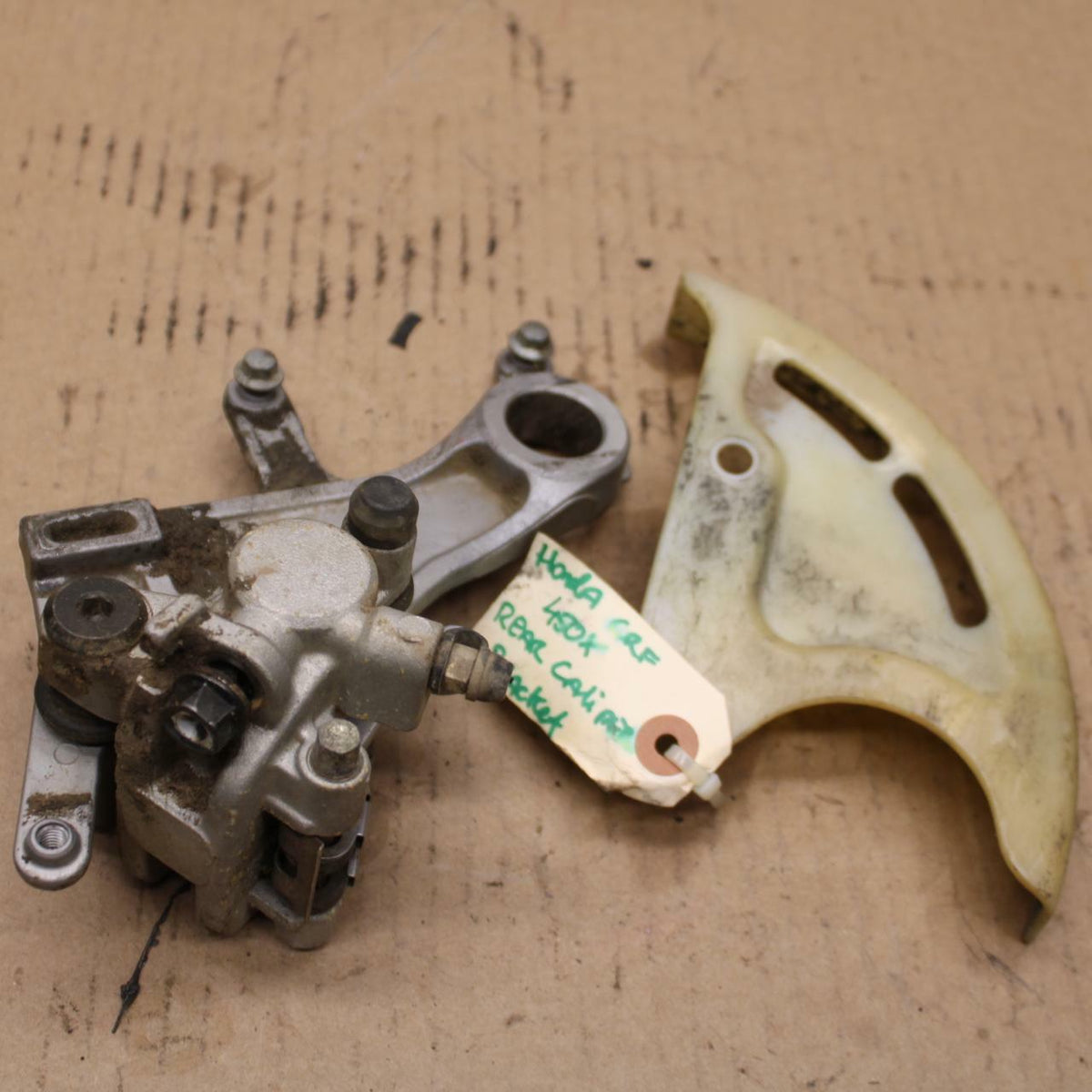 05 HONDA CRF450X REAR BACK BRAKE CALIPER BB01