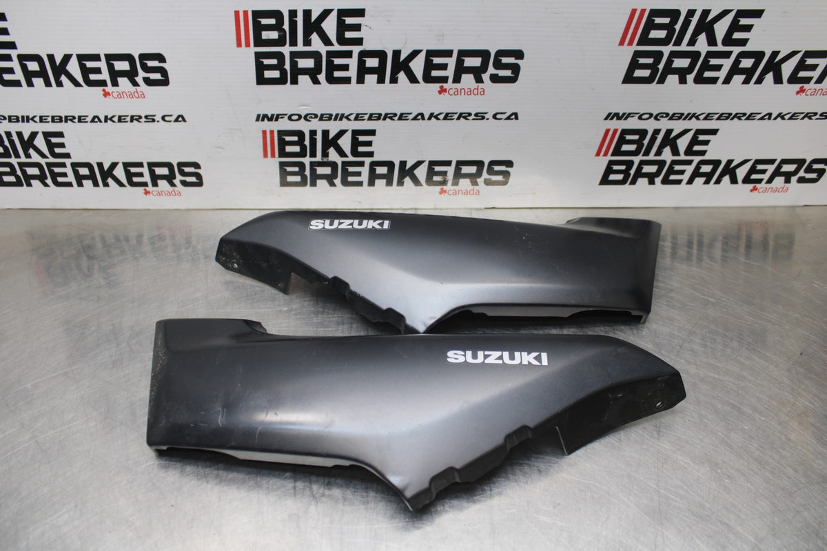 15 SUZUKI GW250F RIGHT LEFT FRAME MID SIDE COVERS COWLS PANELS TRIM BB789