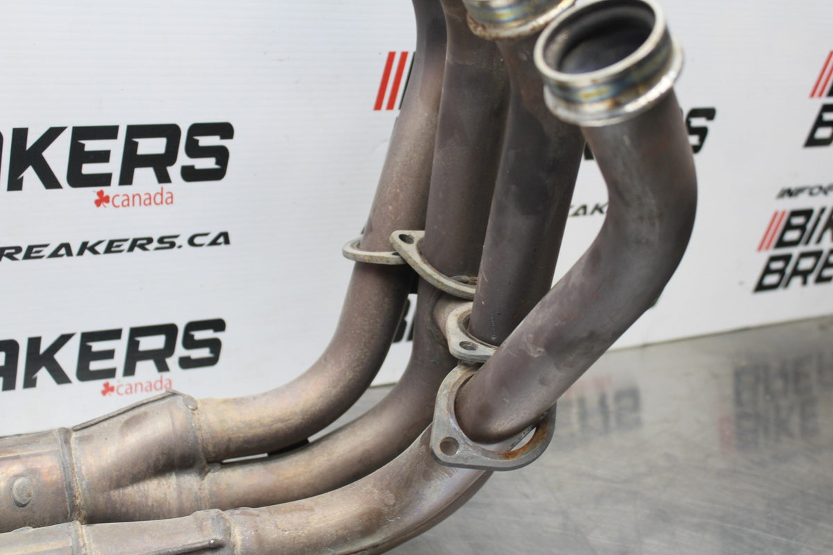 08-16 YAMAHA YZF R6 EXHAUST HEADER PIPES MANIFOLD BB856
