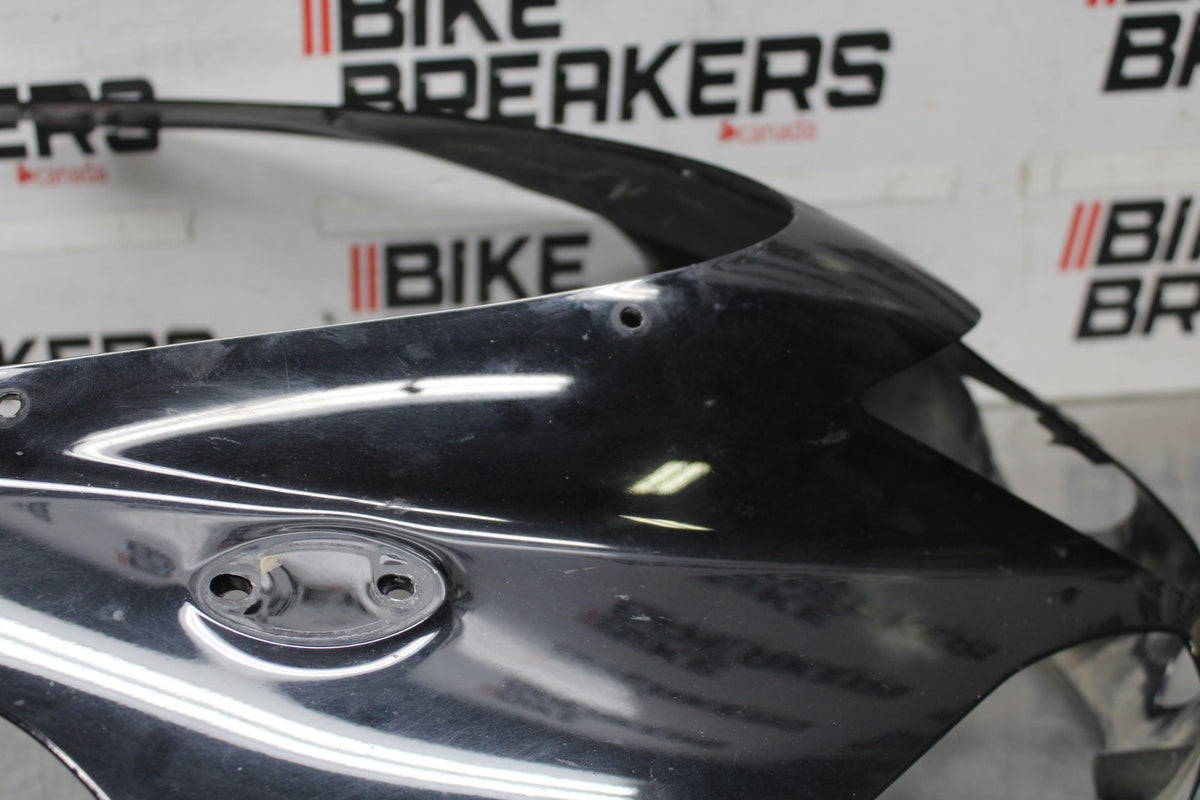 07-08 KAWASAKI NINJA ZX6R FRONT UPPER NOSE FAIRING COWL SHROUD BB937