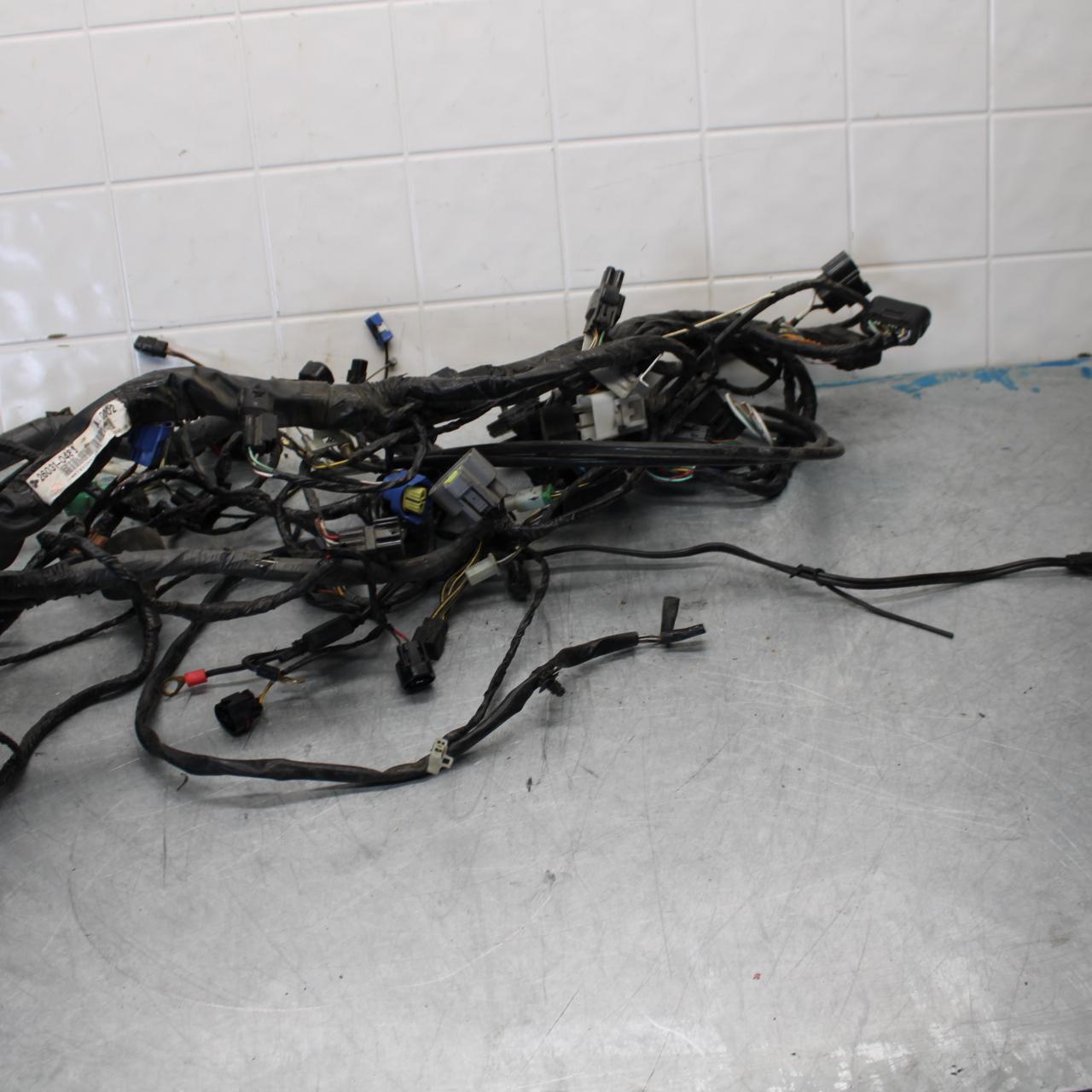 06-07 KAWASAKI NINJA ZX14R MAIN ENGINE WIRING HARNESS MOTOR WIRE LOOM BB433