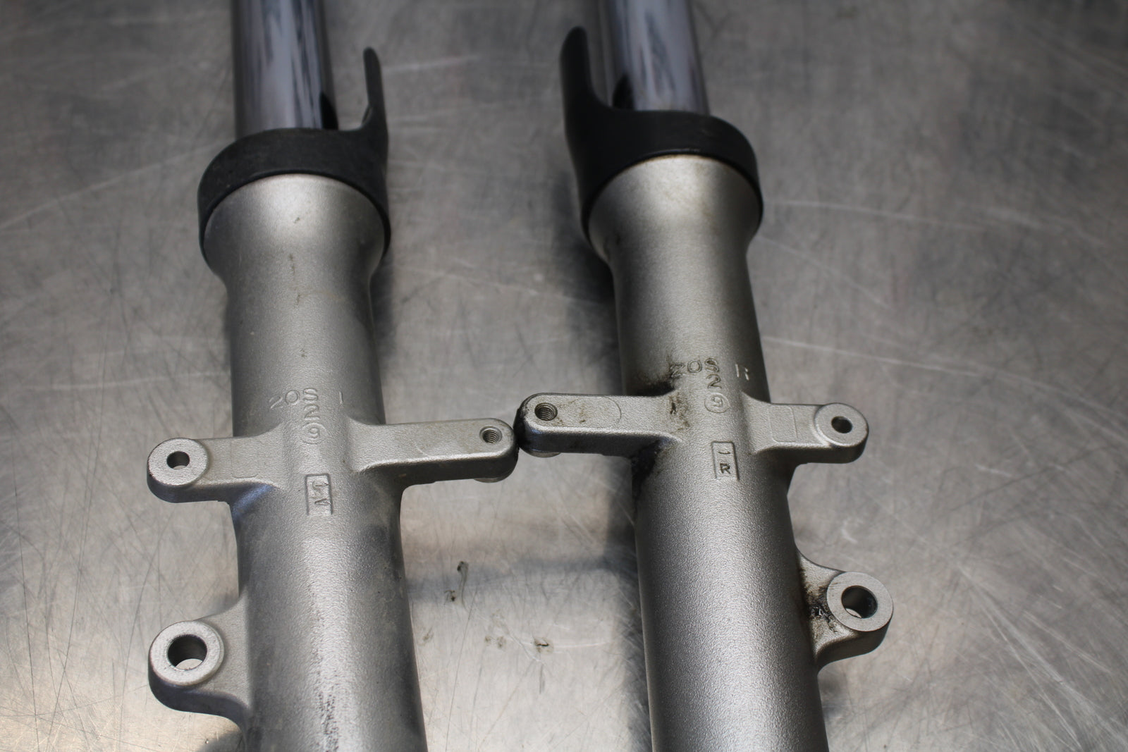 09-15 YAMAHA FZ6R FRONT FORKS SHOCK SUSPENSION SET PAIR BB161