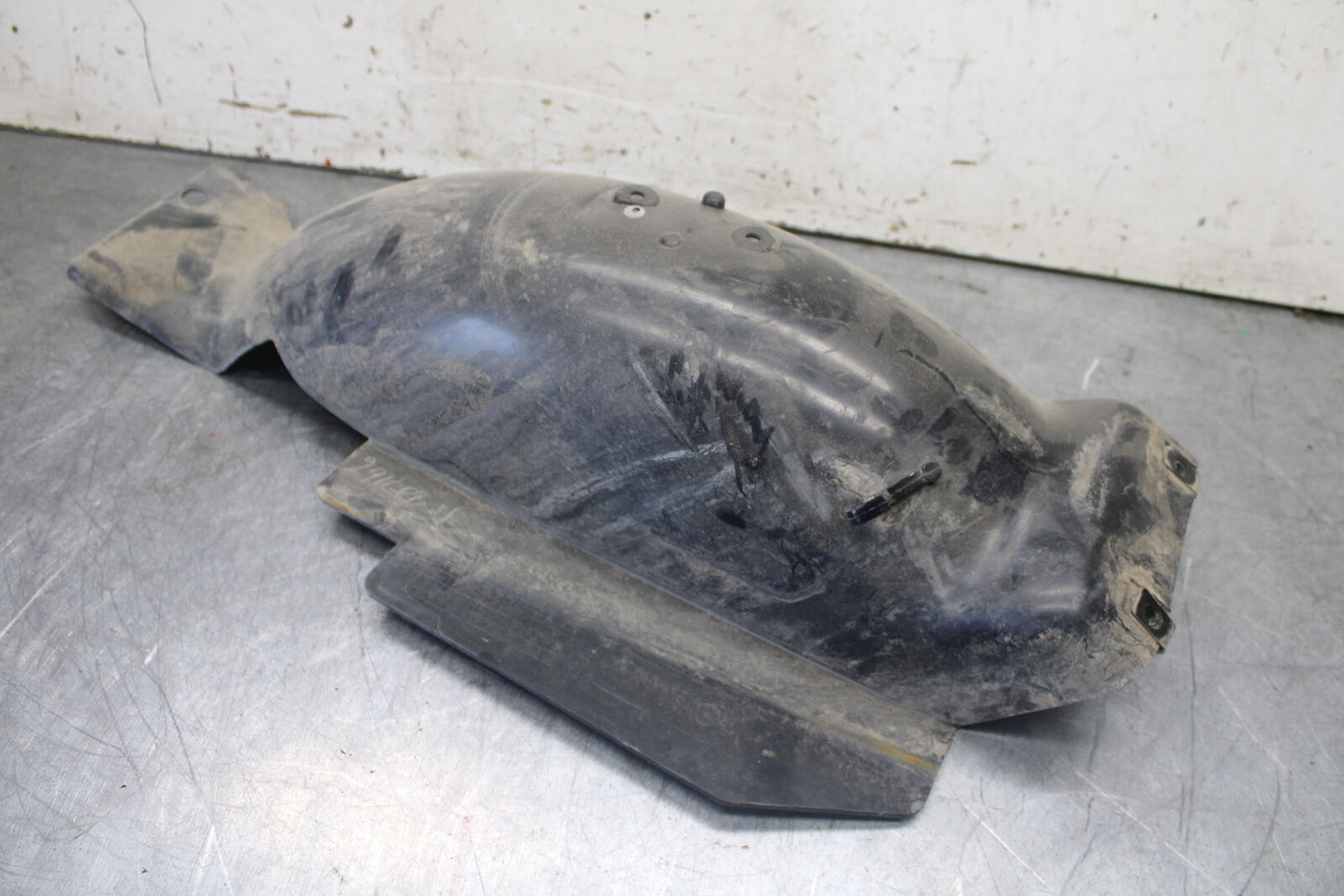 08-18 KAWASAKI KLR650 REAR BACK TAIL UNDERTAIL FAIRING COWL FENDER BB707