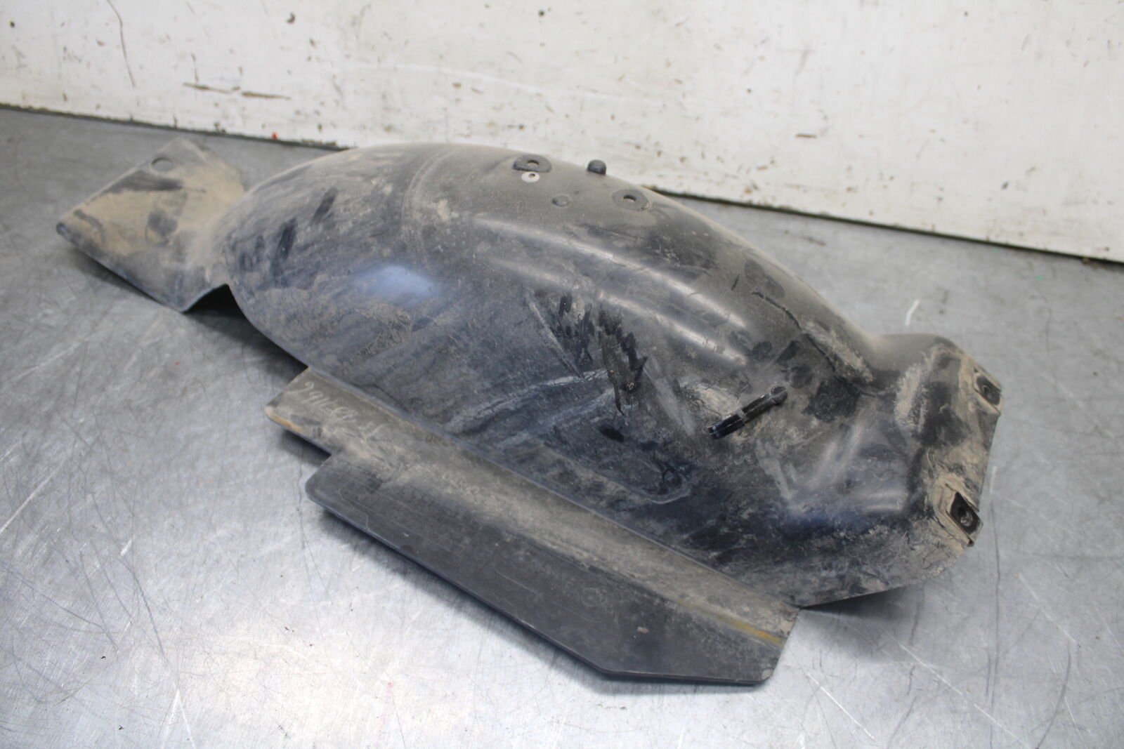 08-18 KAWASAKI KLR650 REAR BACK TAIL UNDERTAIL FAIRING COWL FENDER BB707